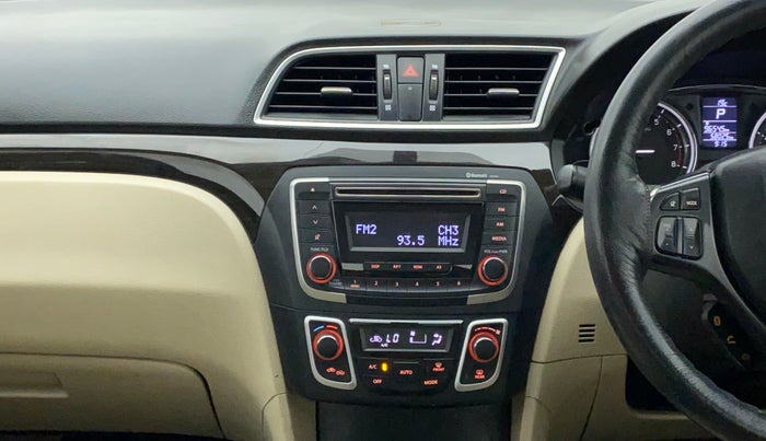 2017 Maruti Ciaz ZETA 1.4  AT PETROL, Petrol, Automatic, 58,022 km, Air Conditioner