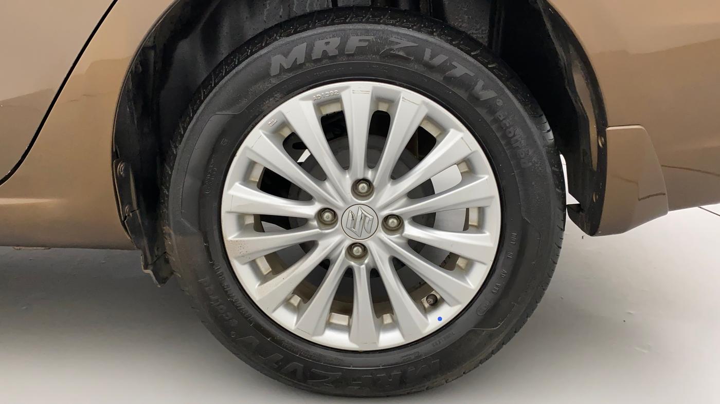 2017 Maruti Ciaz ZETA 1.4  AT PETROL, Petrol, Automatic, 58,022 km, Left Rear Wheel