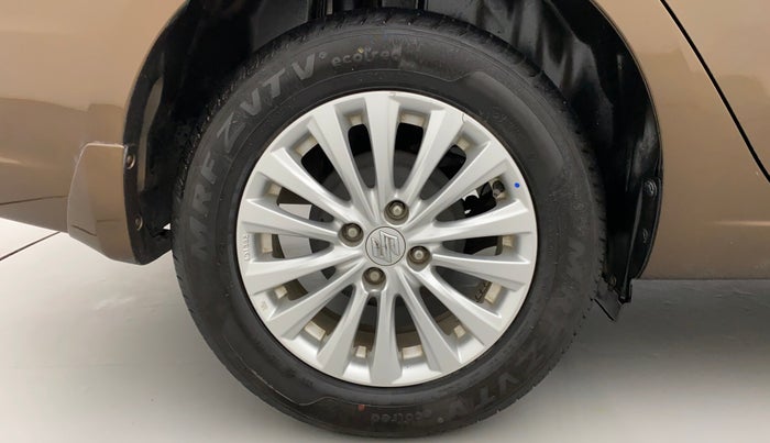2017 Maruti Ciaz ZETA 1.4  AT PETROL, Petrol, Automatic, 58,022 km, Right Rear Wheel