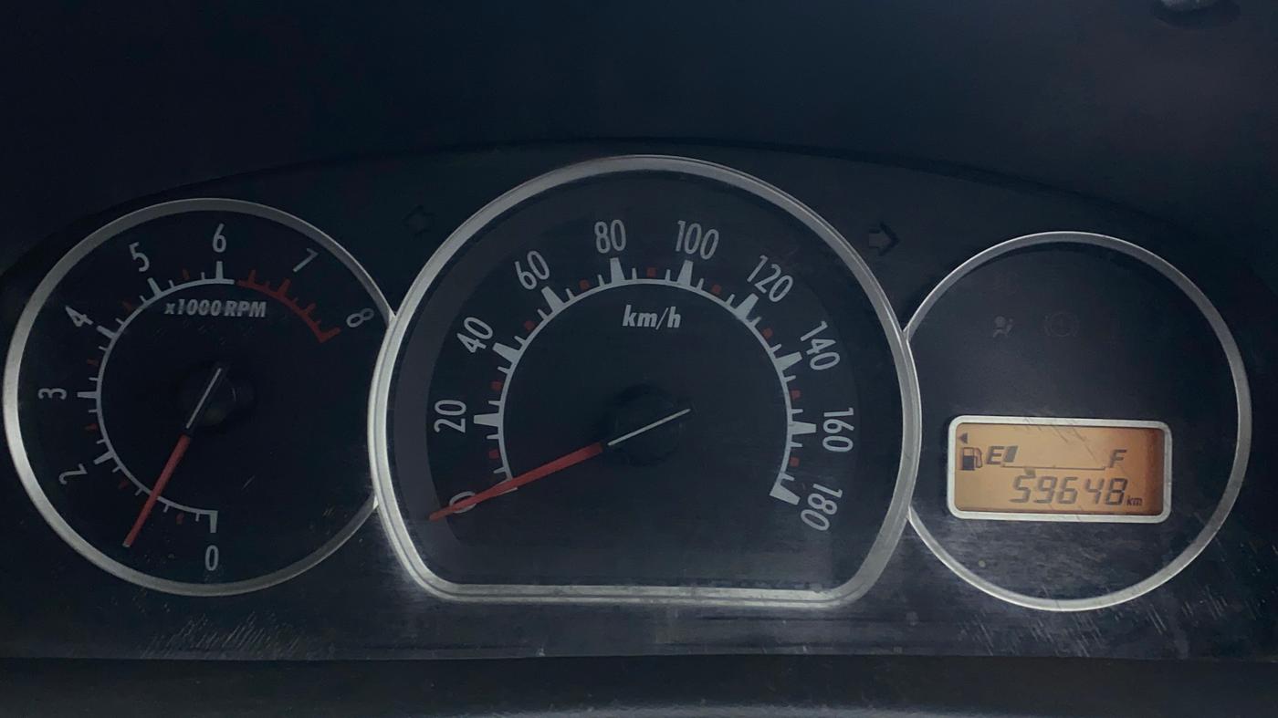 2013 Maruti Alto K10 VXI, Petrol, Manual, 59,793 km, Odometer Image