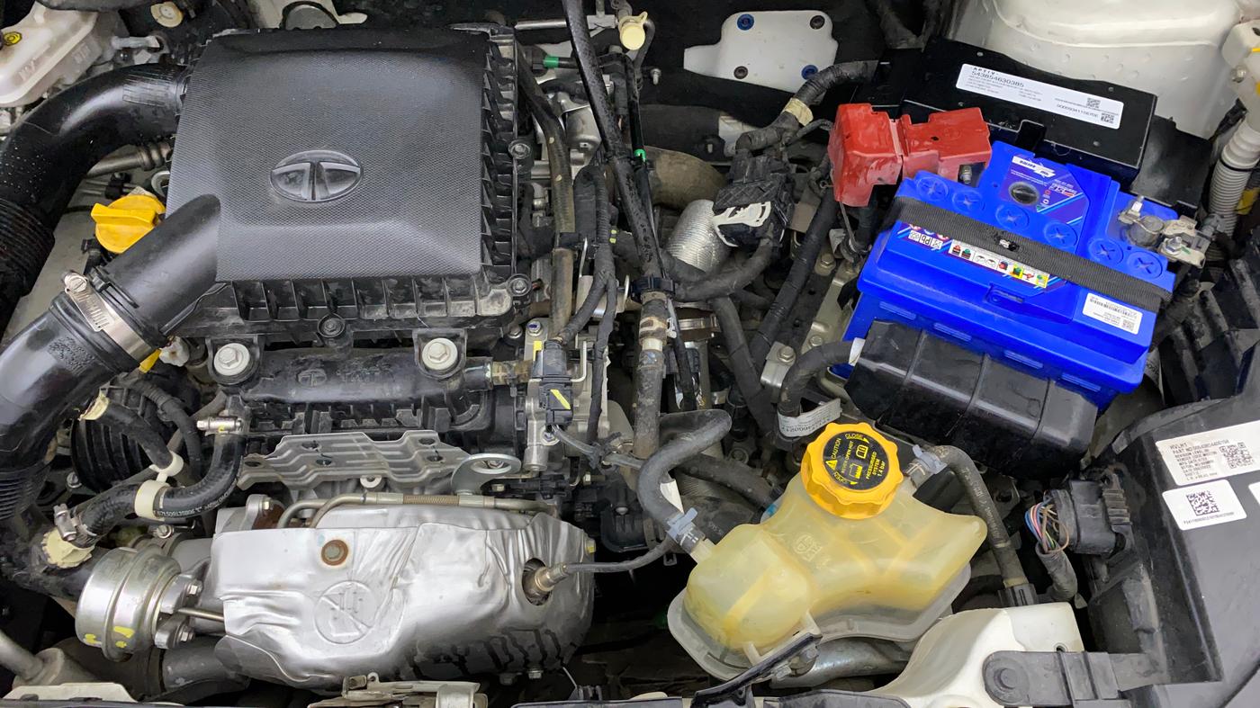 2022 Tata NEXON XZA PLUS PETROL, Petrol, Automatic, 23,311 km, Engine View - Left