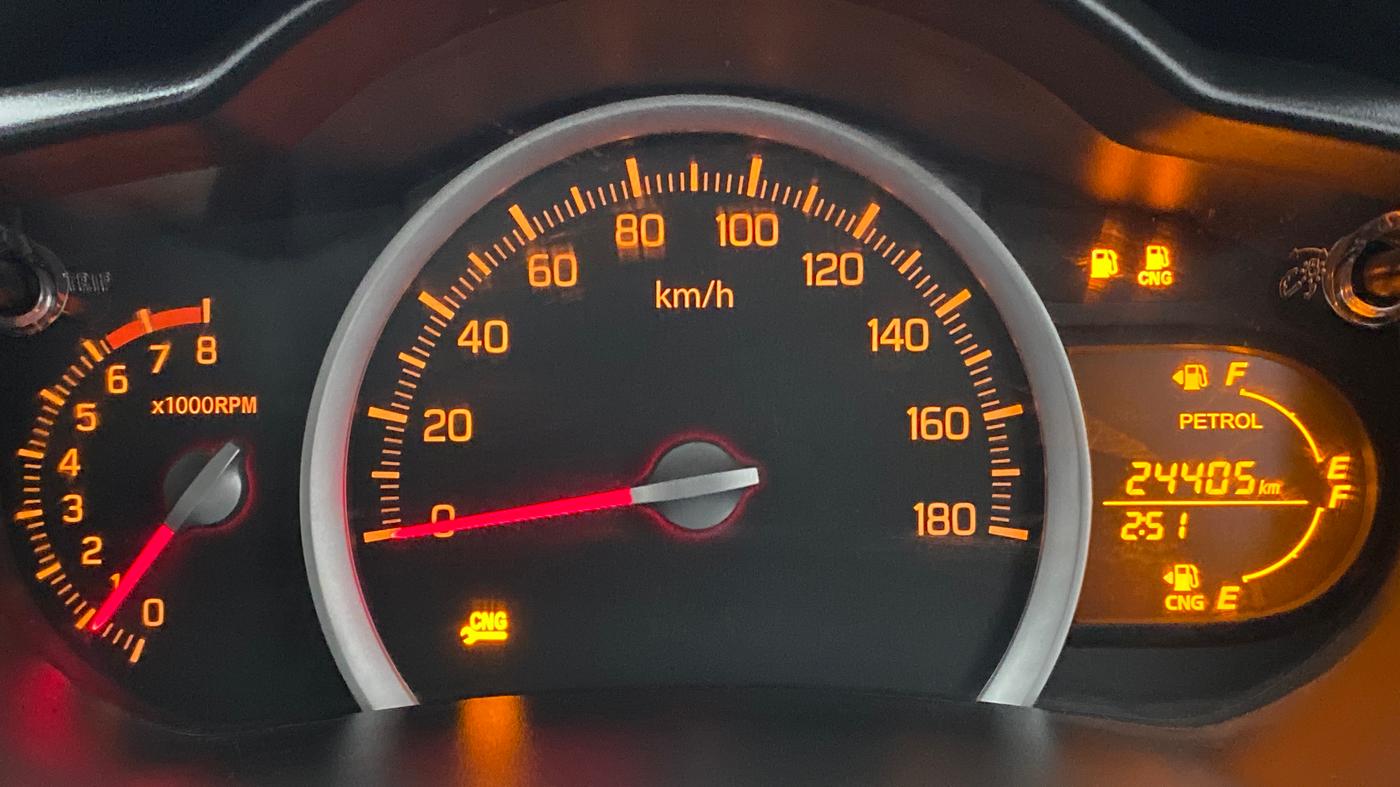 2017 Maruti Celerio VXI CNG D, CNG, Manual, 24,440 km, Odometer Image