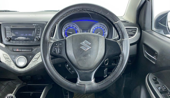 2016 Maruti Baleno DELTA PETROL 1.2, Petrol, Manual, 1,00,486 km, Steering Wheel Close Up