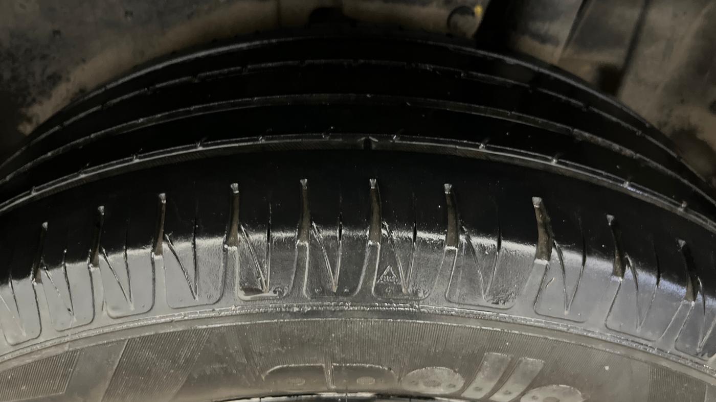 2022 Maruti BREZZA ZXI, Petrol, Manual, 43,949 km, Left Rear Tyre Tread