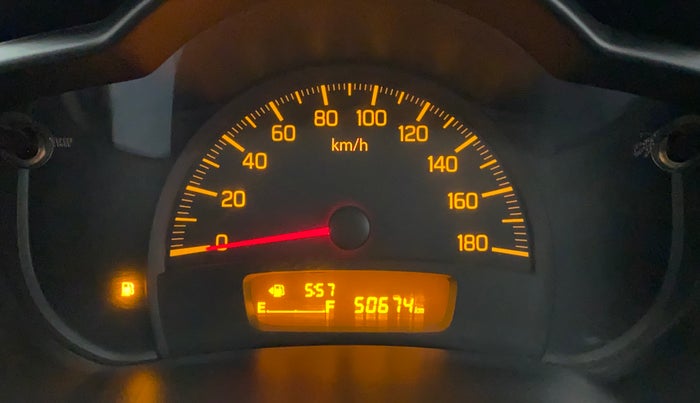 2016 Maruti Celerio VXI, Petrol, Manual, 50,674 km, Odometer Image
