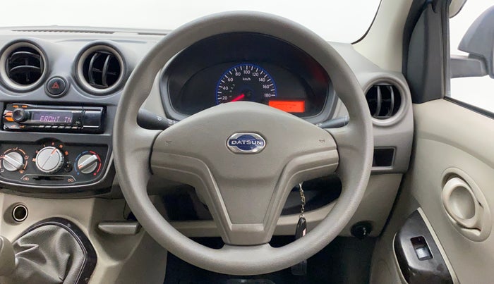 2014 Datsun Go T, Petrol, Manual, 68,735 km, Steering Wheel Close Up