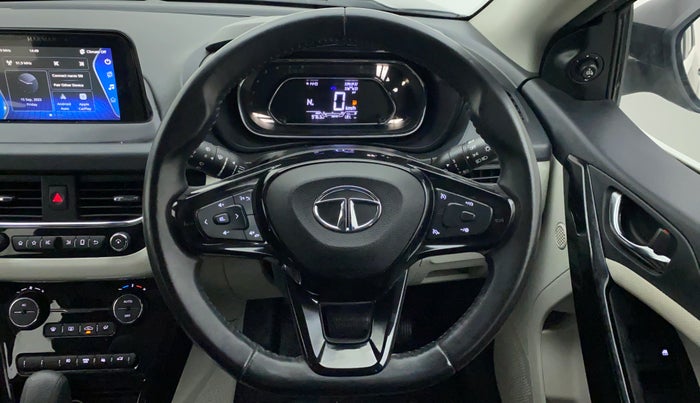 2021 Tata NEXON XZA PLUS (O) PETROL, Petrol, Automatic, 9,763 km, Steering Wheel Close Up