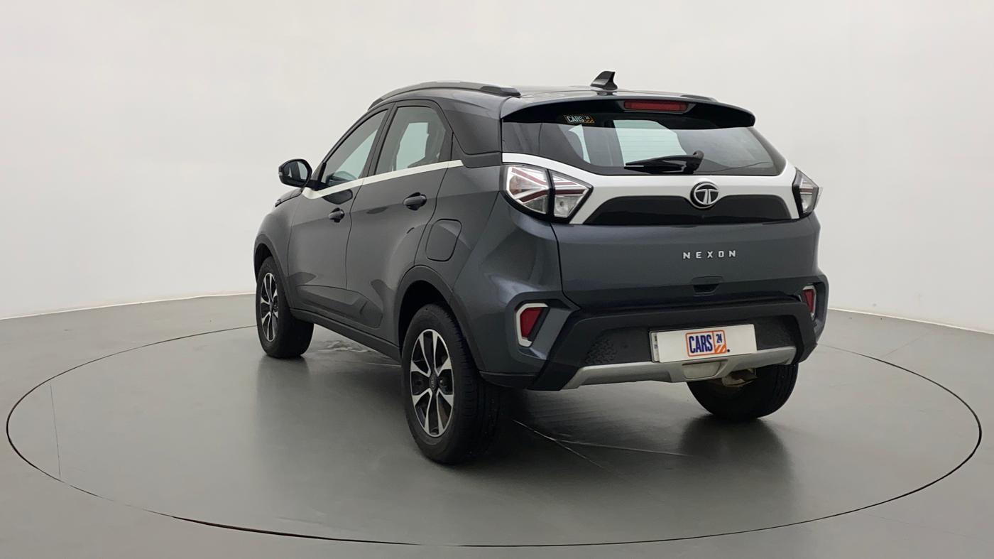 2021 Tata NEXON XZA PLUS (O) PETROL, Petrol, Automatic, 9,763 km, Left Back Diagonal