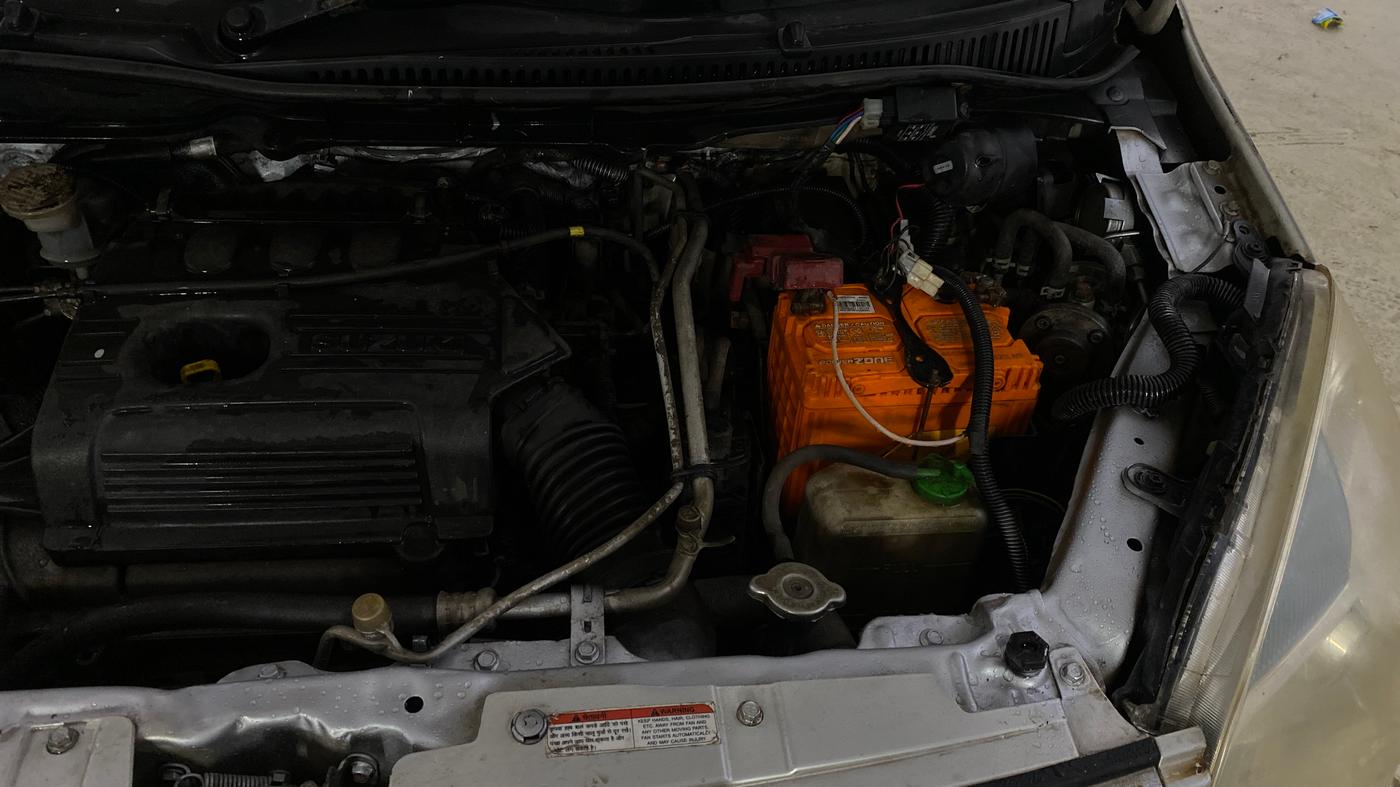 2015 Maruti Wagon R 1.0 LXI CNG, CNG, Manual, 85,882 km, Engine View - Left
