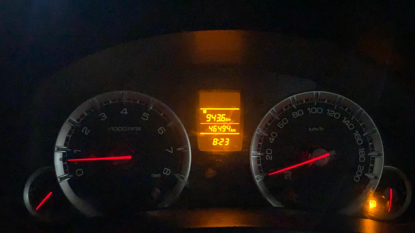 2014 Maruti Swift Dzire VXI, Petrol, Manual, 46,549 km, Odometer Image