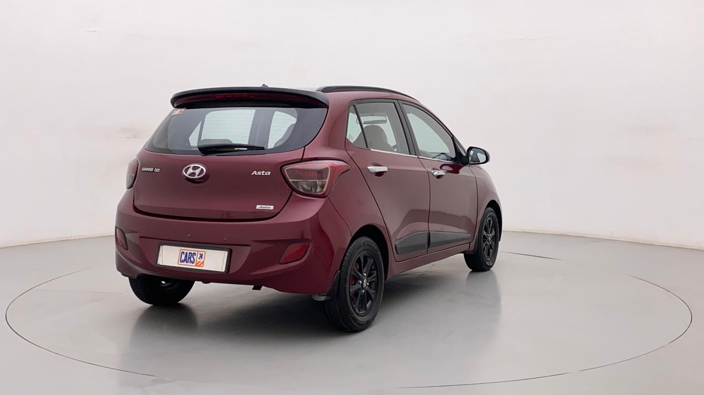 2015 Hyundai Grand i10 ASTA AT 1.2 KAPPA VTVT, Petrol, Automatic, 88,336 km, Right Back Diagonal