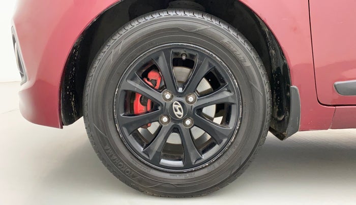 2015 Hyundai Grand i10 ASTA AT 1.2 KAPPA VTVT, Petrol, Automatic, 88,336 km, Left Front Wheel