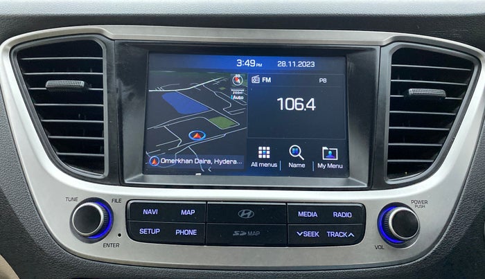 2018 Hyundai Verna 1.6 VTVT SX O, Petrol, Manual, 37,629 km, Touchscreen Infotainment System