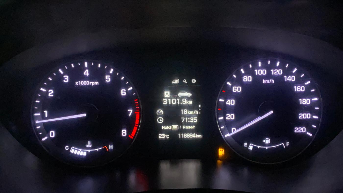 2015 Hyundai Elite i20 ASTA 1.2, Petrol, Manual, 1,18,904 km, Odometer Image
