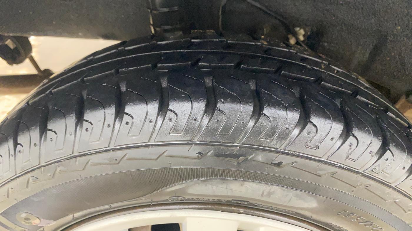 2018 Datsun Go T, Petrol, Manual, 15,519 km, Right Rear Tyre Tread