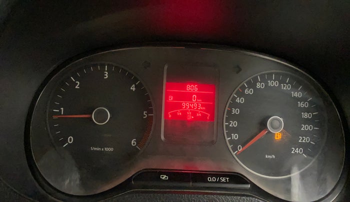 2014 Volkswagen Polo COMFORTLINE 1.2L, Diesel, Manual, 99,470 km, Odometer Image