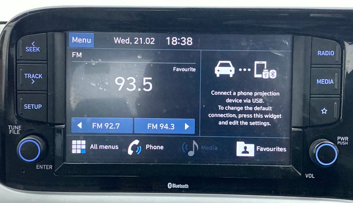 2020 Hyundai GRAND I10 NIOS SPORTZ 1.2 KAPPA VTVT, Petrol, Manual, 49,316 km, Infotainment System