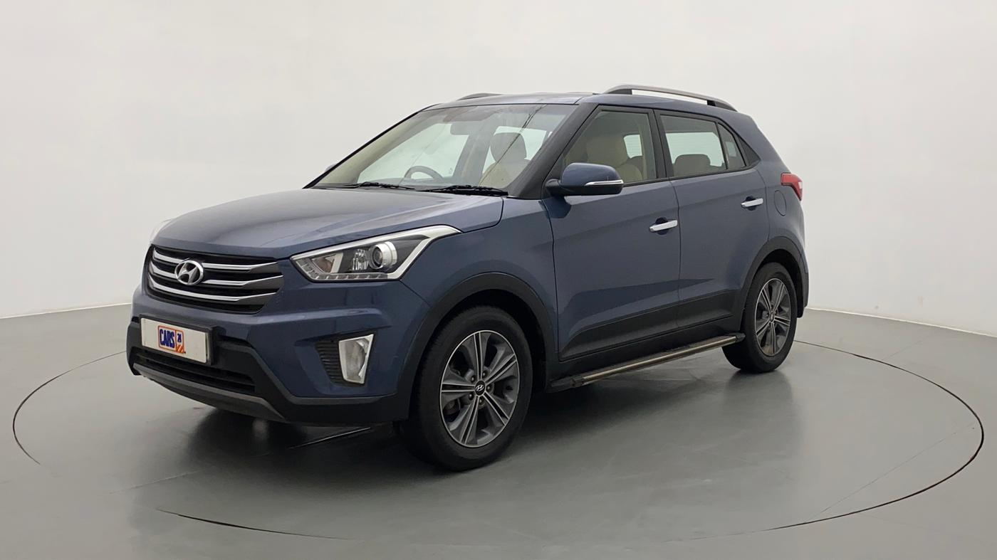 2017 Hyundai Creta SX PLUS AT 1.6 PETROL, Petrol, Automatic, 60,616 km, Left Front Diagonal