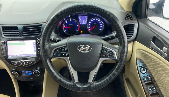 2016 Hyundai Verna 1.6 CRDI SX, Diesel, Manual, 66,736 km, Steering Wheel Close Up