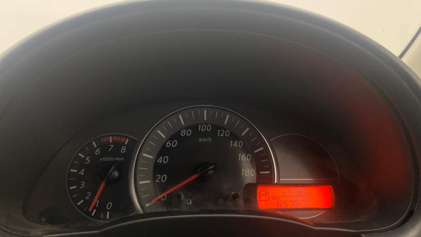 2016 Nissan Micra XL CVT, Petrol, Automatic, 65,676 km, Odometer Image