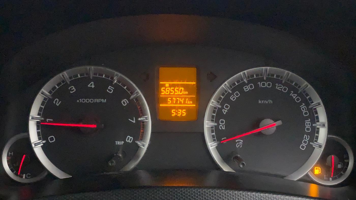2012 Maruti Swift VXI, Petrol, Manual, 57,806 km, Odometer Image