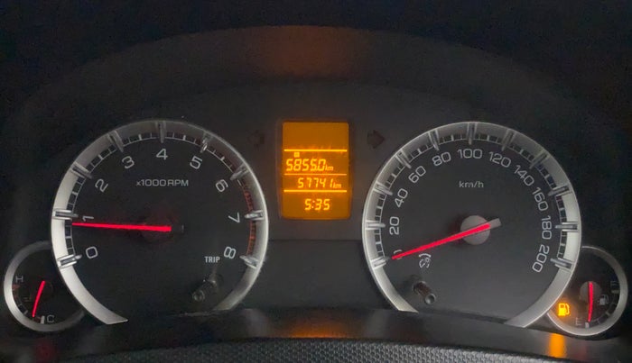 2012 Maruti Swift VXI, Petrol, Manual, 57,806 km, Odometer Image