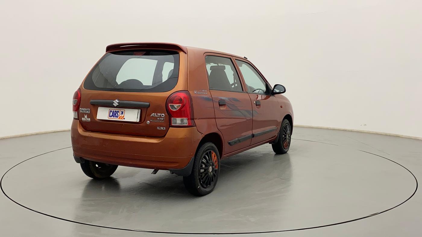 2012 Maruti Alto K10 LXI P, Petrol, Manual, 39,260 km, Right Back Diagonal