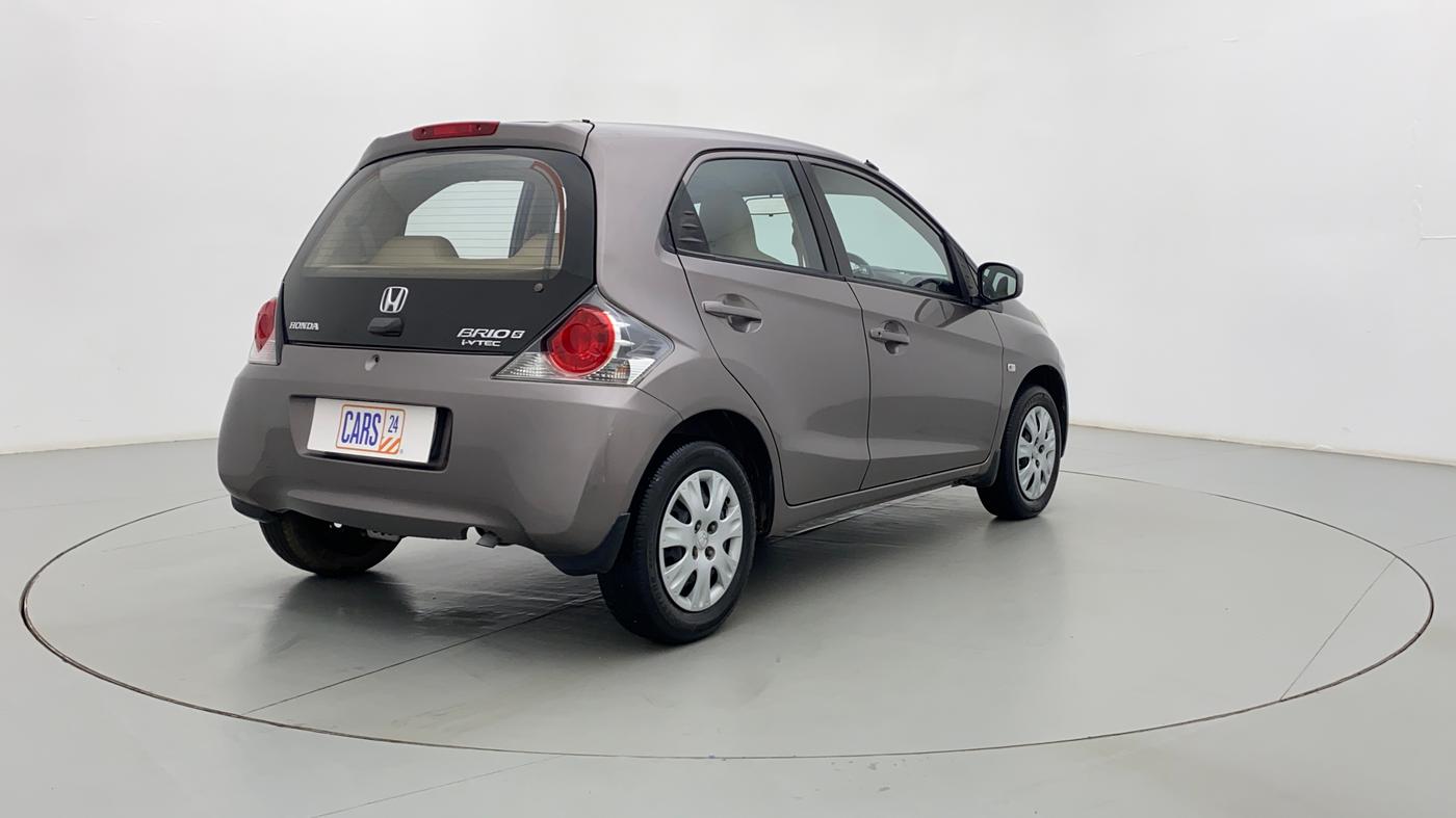2014 Honda Brio 1.2 S MT I VTEC, Petrol, Manual, 86,858 km, Right Back Diagonal (45- Degree) View