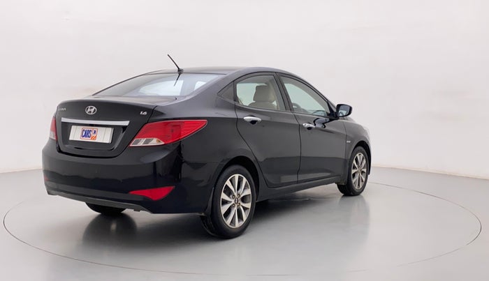 2015 Hyundai Verna FLUIDIC 4S 1.6 VTVT S(O), Petrol, Manual, 27,726 km, Right Back Diagonal