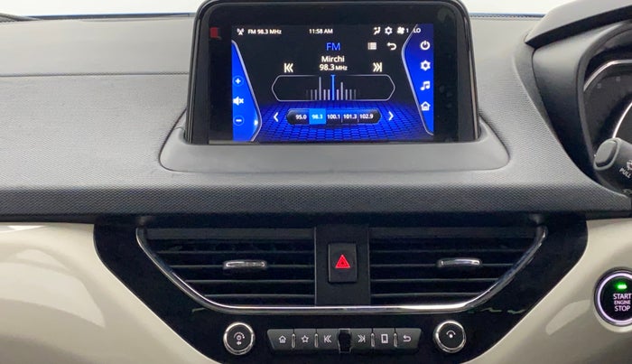 2020 Tata NEXON XZ PLUS (O) PETROL DUAL TONE, Petrol, Manual, 30,382 km, Infotainment System