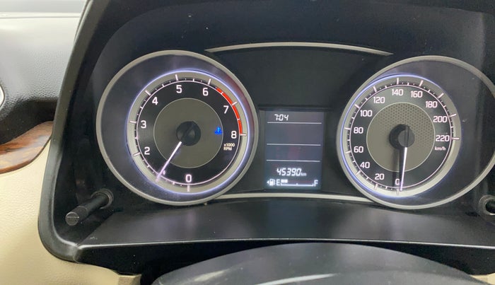 2018 Maruti Dzire VXI, Petrol, Manual, 45,389 km, Odometer Image