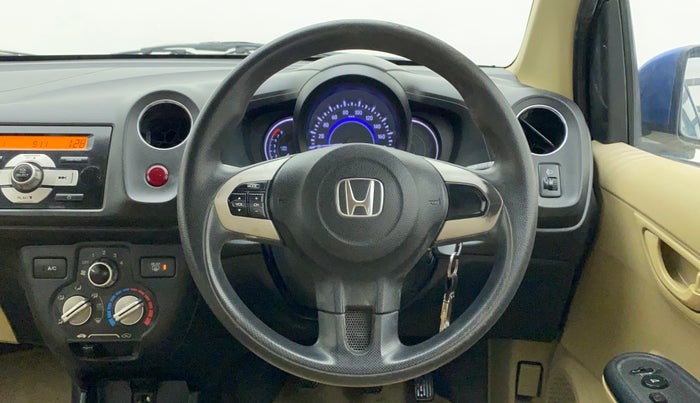 2015 Honda Brio S MT, Petrol, Manual, 49,972 km, Steering Wheel Close Up