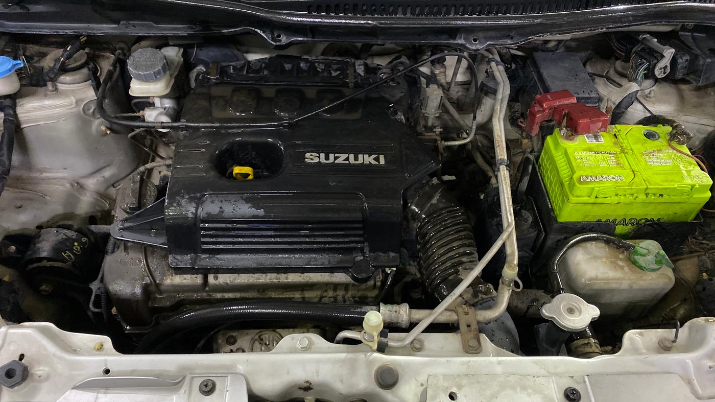 2013 Maruti Wagon R 1.0 LXI, Petrol, Manual, 73,442 km, Engine View