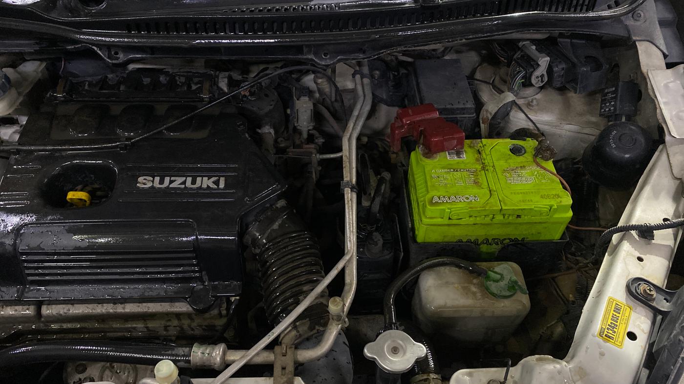 2013 Maruti Wagon R 1.0 LXI, Petrol, Manual, 73,442 km, Engine View - Left