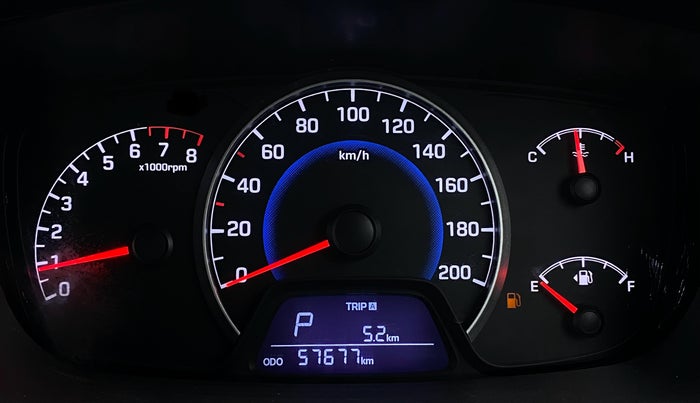 2015 Hyundai Grand i10 ASTA AT 1.2 KAPPA VTVT, Petrol, Automatic, 57,674 km, Odometer Image