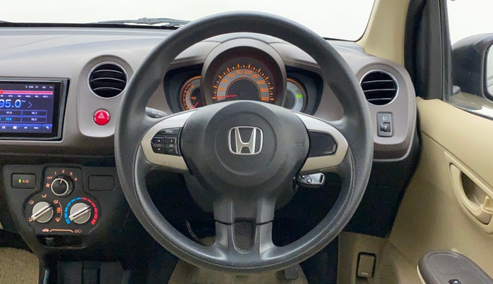 2012 Honda Brio S MT, Petrol, Manual, 32,707 km, Steering Wheel Close Up