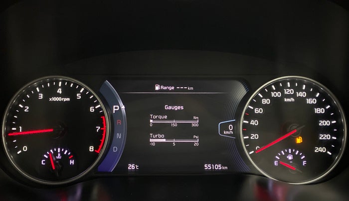 2019 KIA SELTOS GTX 1.4 GDI AT PETROL, Petrol, Automatic, 55,050 km, Odometer Image