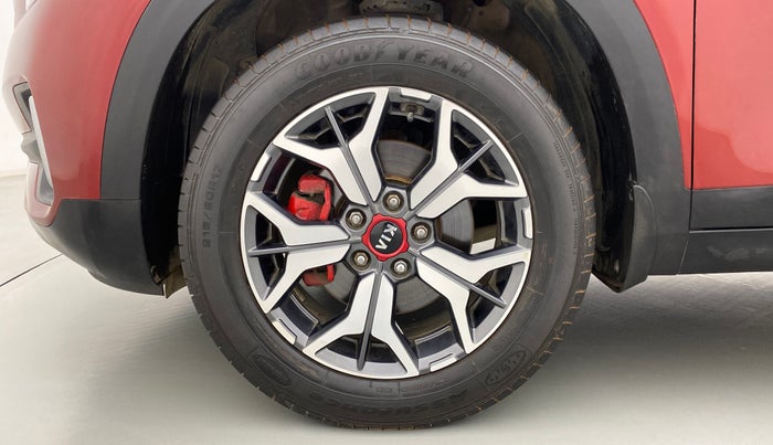 2019 KIA SELTOS GTX 1.4 GDI AT PETROL, Petrol, Automatic, 55,050 km, Left Front Wheel