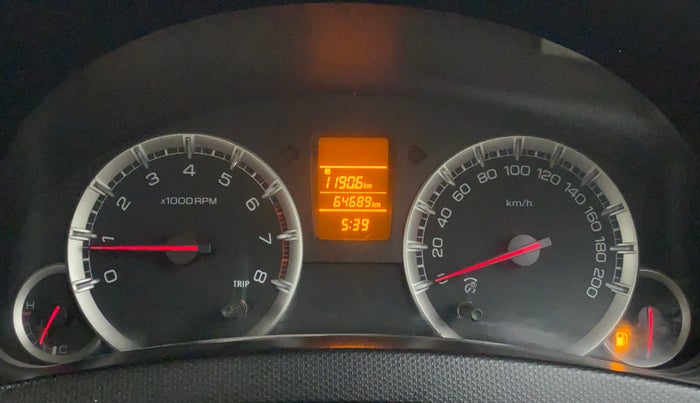 2012 Maruti Swift Dzire VXI, Petrol, Manual, 64,687 km, Odometer Image