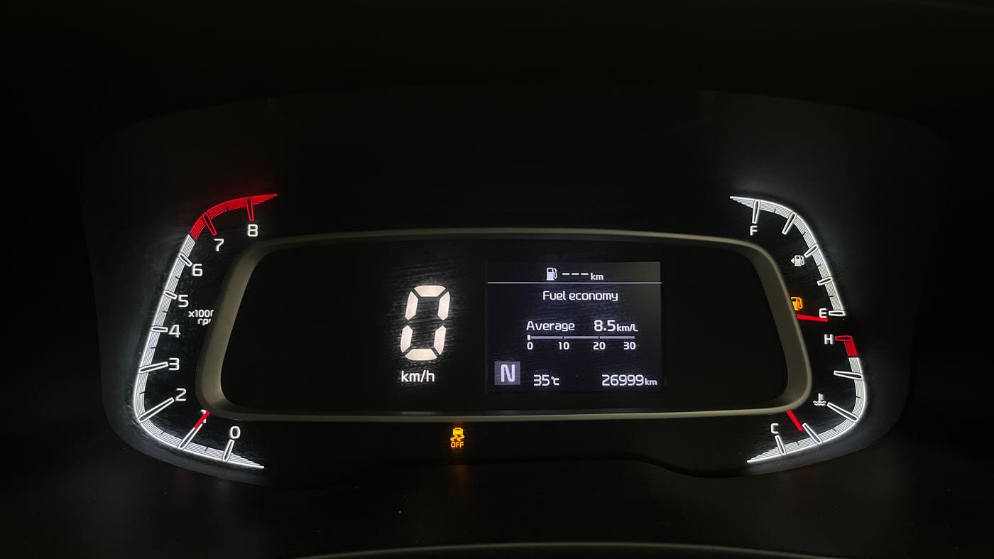 2021 KIA SONET HTX 1.0 IMT, Petrol, Manual, 26,947 km, Odometer Image