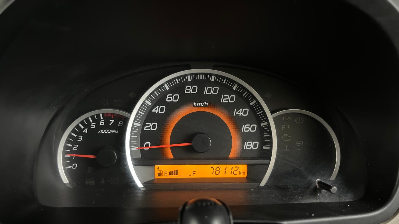 2014 Maruti Wagon R 1.0 VXI, Petrol, Manual, 78,110 km, Odometer Image
