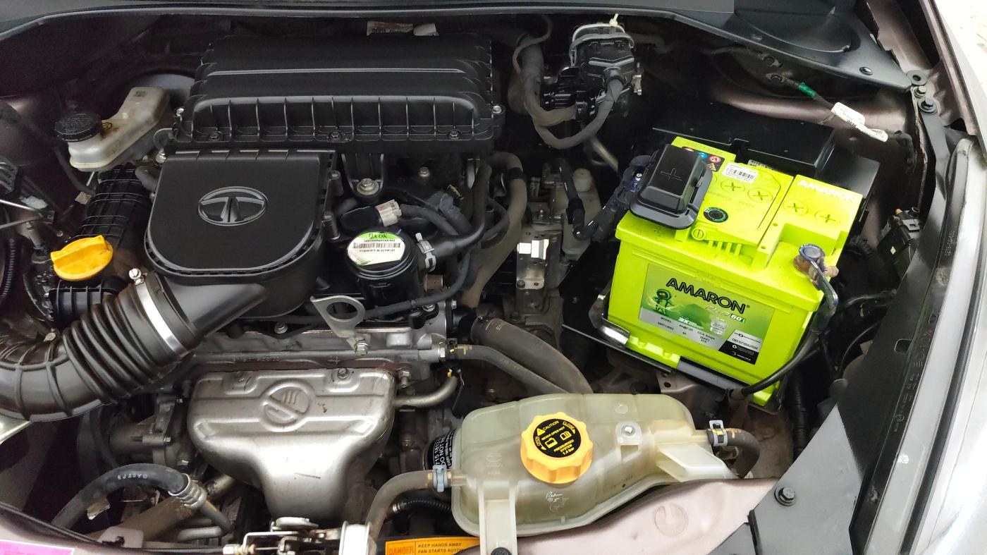 2019 Tata TIGOR XZA PLUS PETROL, Petrol, Automatic, 26,820 km, Engine View - Left