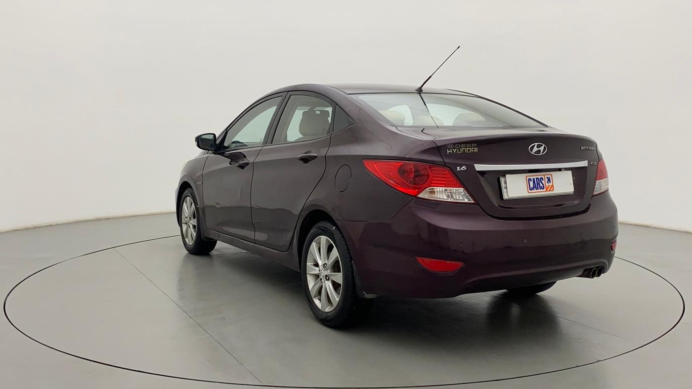2012 Hyundai Verna FLUIDIC 1.6 VTVT SX, Petrol, Manual, 59,552 km, Left Back Diagonal