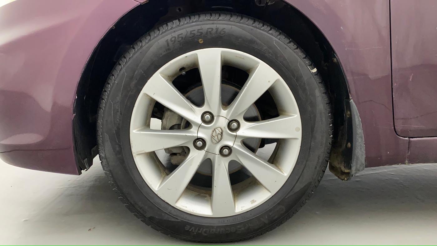 2012 Hyundai Verna FLUIDIC 1.6 VTVT SX, Petrol, Manual, 59,552 km, Left Front Wheel