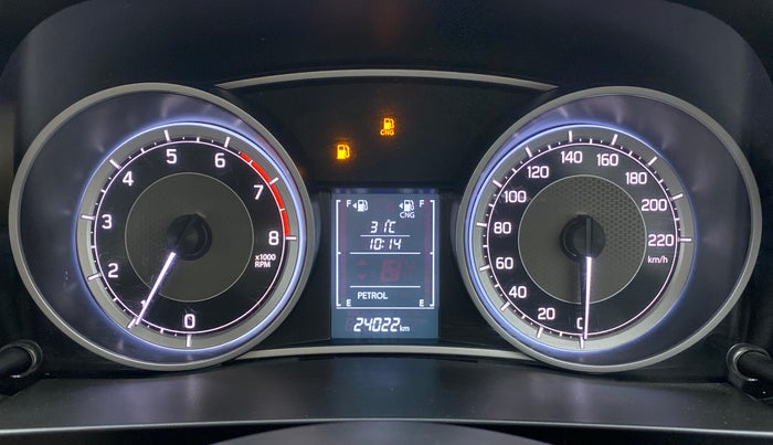 2022 Maruti Dzire ZXI CNG, CNG, Manual, 24,022 km, Odometer Image