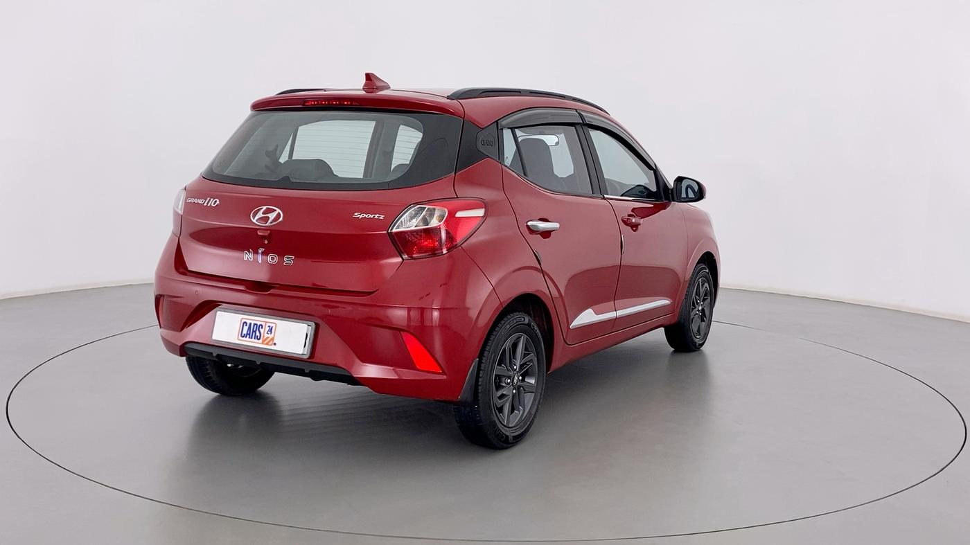 2020 Hyundai GRAND I10 NIOS SPORTZ PETROL, Petrol, Manual, 23,870 km, Right Back Diagonal