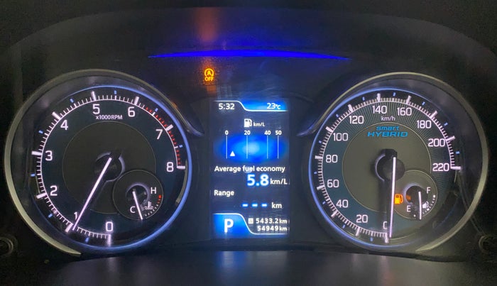 2021 Maruti XL6 ALPHA AT, Petrol, Automatic, 55,022 km, Odometer Image