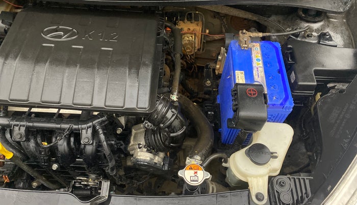 2016 Hyundai Grand i10 ASTA (O) 1.2 KAPPA VTVT, Petrol, Manual, 33,518 km, Engine View - Left