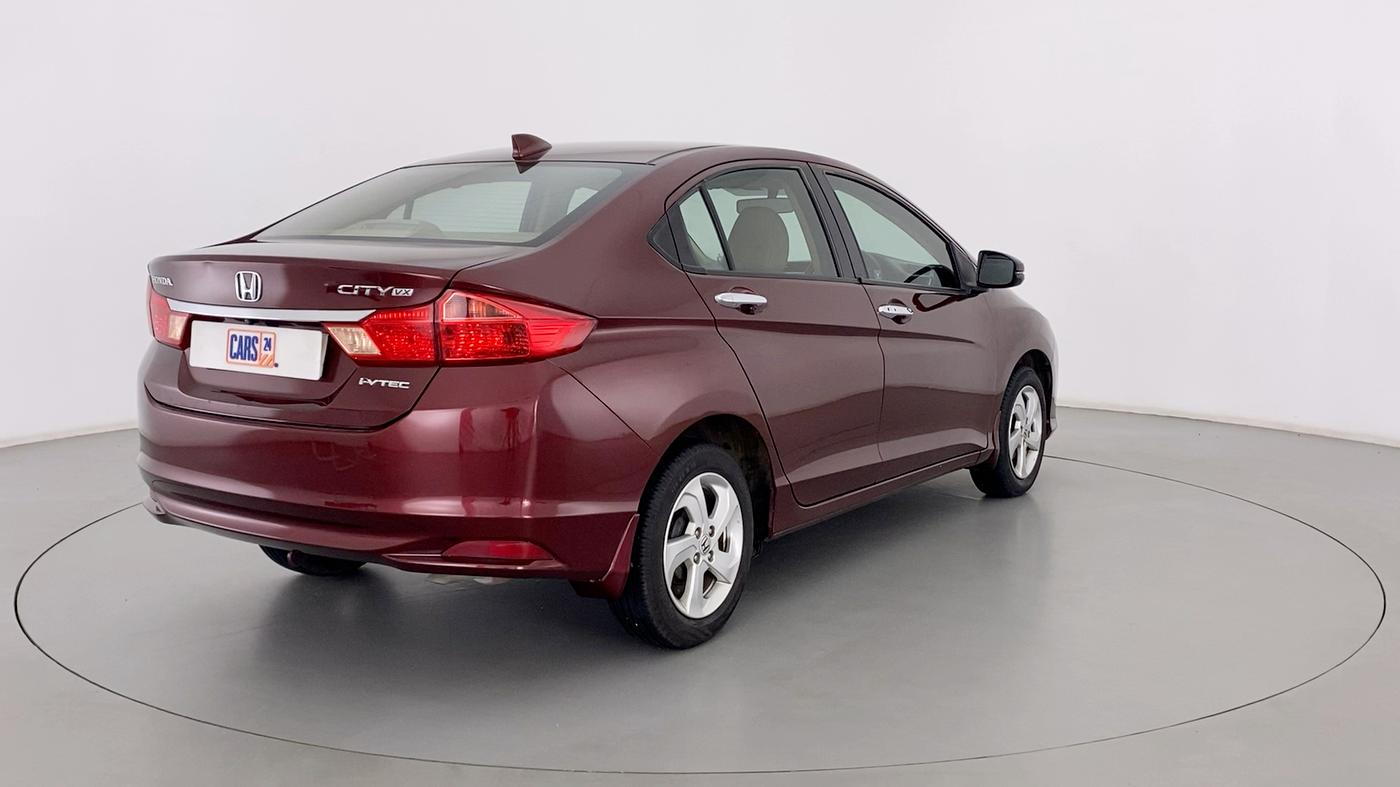 2016 Honda City VX (O) PETROL, Petrol, Manual, 52,882 km, Right Back Diagonal