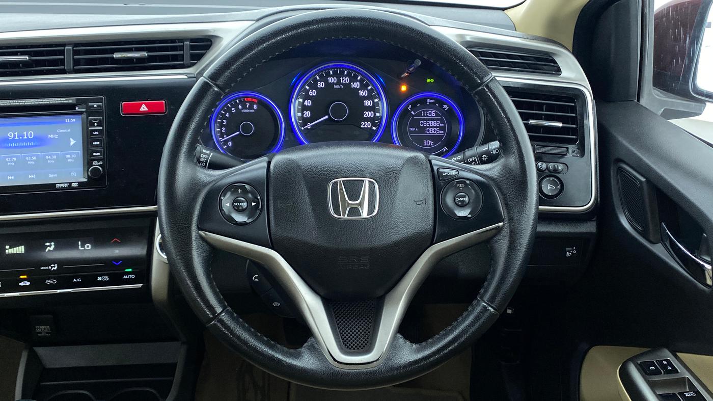 2016 Honda City VX (O) PETROL, Petrol, Manual, 52,882 km, Steering Wheel Close Up